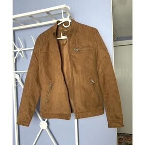 Jack and Jobes brown unisex suede Jacket M western
